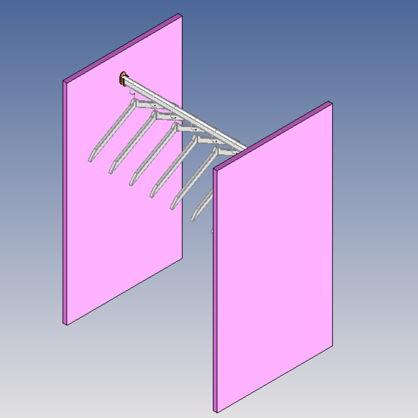 Composants Biblidéo TopSolid - Penderie ovale 30x15